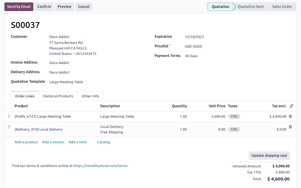 odoo vs zoho