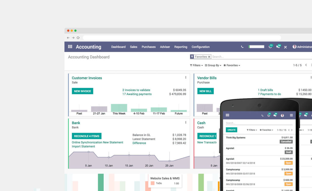 odoo vs zoho