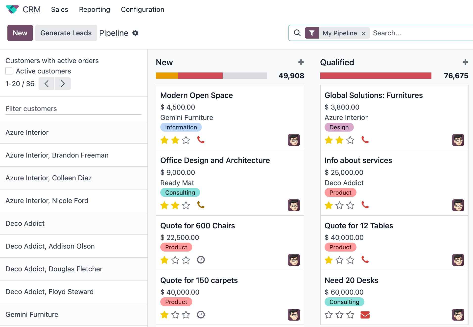 odoo project management