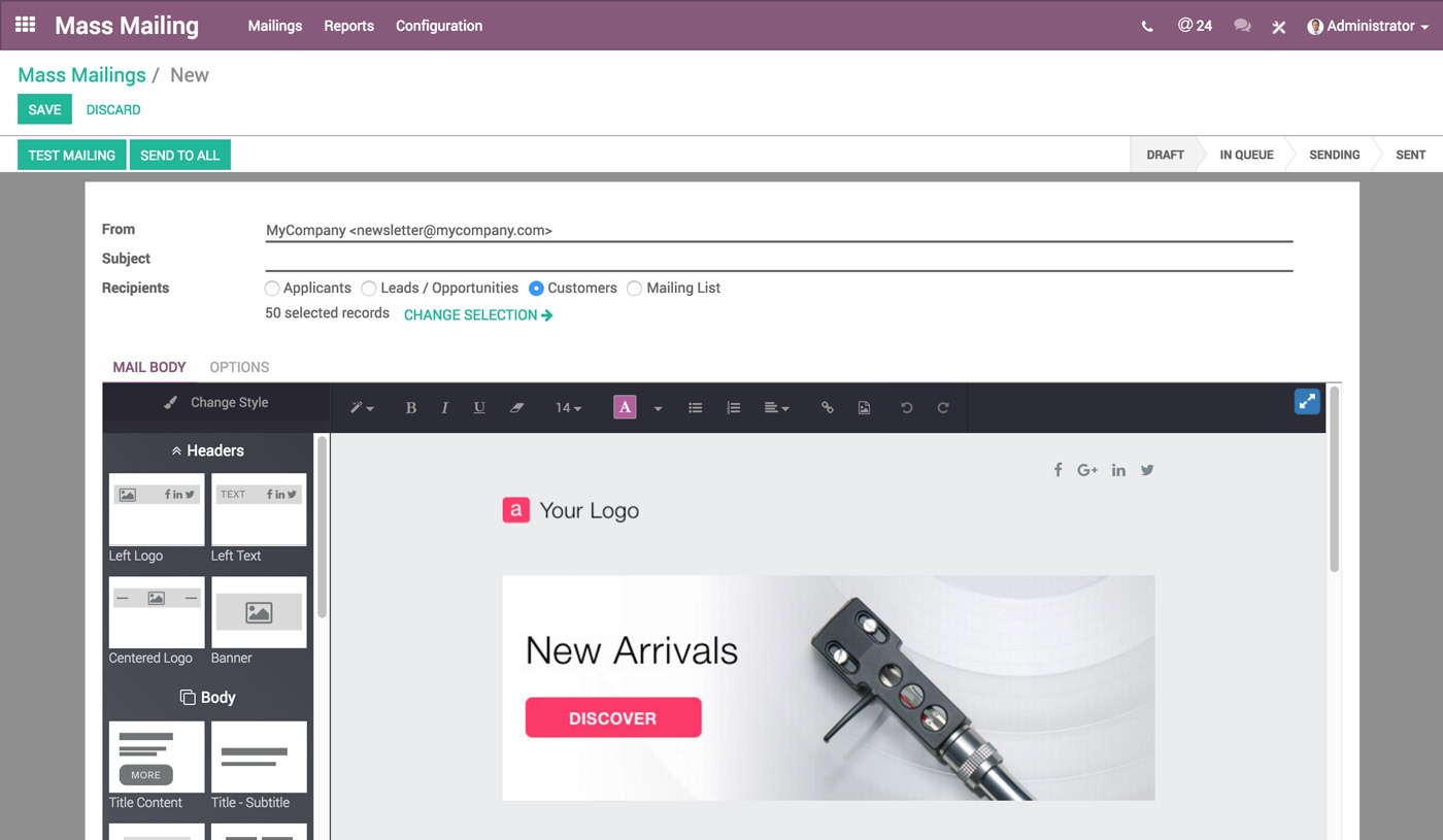 odoo marketing automation